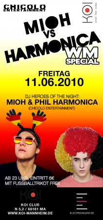 Mioh vs. Harmonica - WM Secial! Werbeplakat