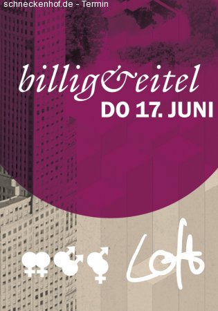 Billig Und Eitel Werbeplakat