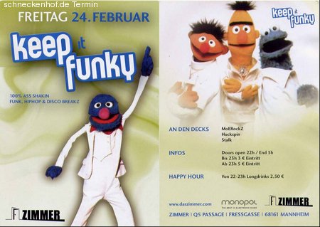 Keep it Funky Werbeplakat