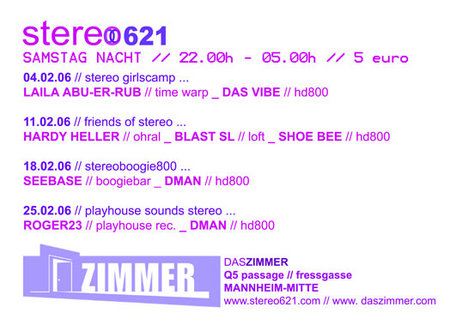 STEREO621 Werbeplakat
