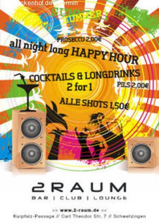 Raumvergnügen im Sommer Werbeplakat