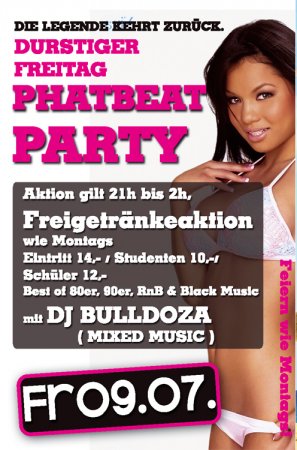 Phatbeat Party Werbeplakat