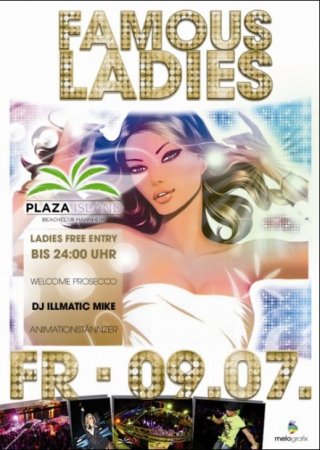 Famous Ladies Werbeplakat