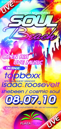 SOUL BEACH Werbeplakat