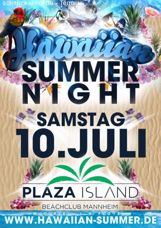 Hawaiian Summer Night Werbeplakat