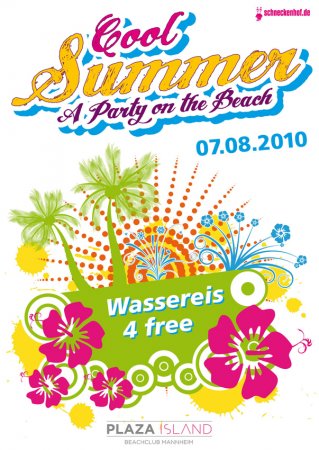 Cool Summer Werbeplakat