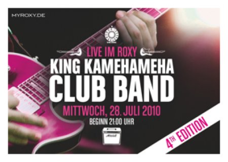 Live im Roxy - Kingka Band Werbeplakat
