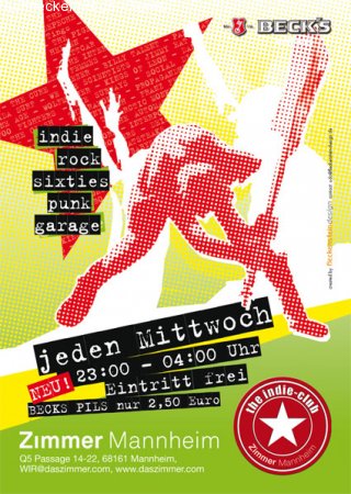 Indie Club Werbeplakat