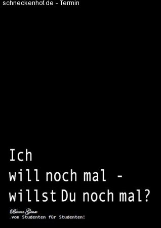 Willst Du noch mal? Werbeplakat