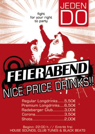 FEIERABEND Werbeplakat