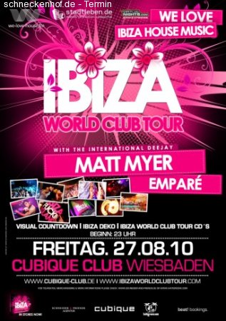 Ibiza World Club Tour Werbeplakat