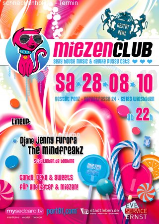 Miezenclub Werbeplakat