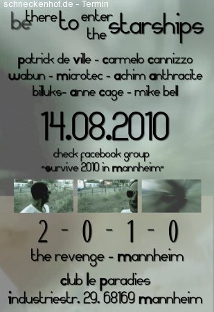 Survive 2010 Werbeplakat