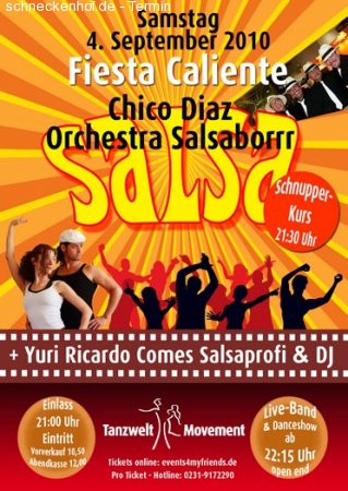 Fiesta Caliente - Hot Salsa Werbeplakat
