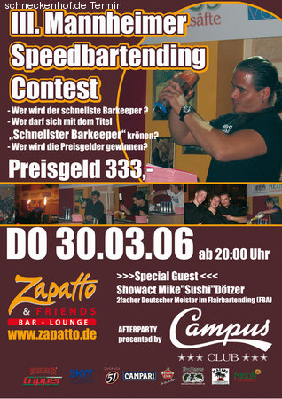 Party & BartendingContest Werbeplakat