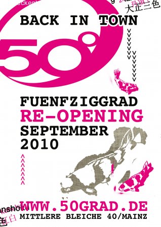 Re-Opening Weekend Werbeplakat