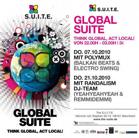 Global Beats @ The Suite Werbeplakat