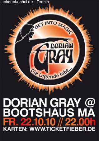 dorian gray @ bootshaus Werbeplakat