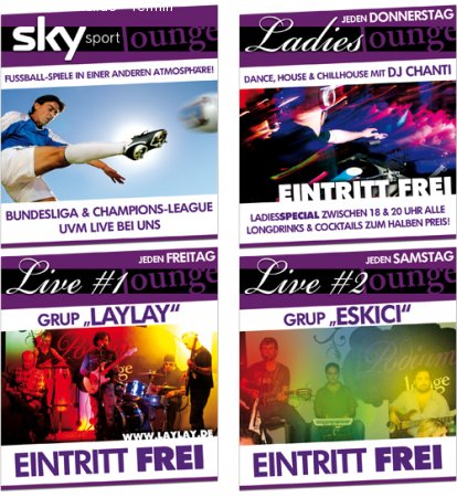 Ladies Lounge Werbeplakat