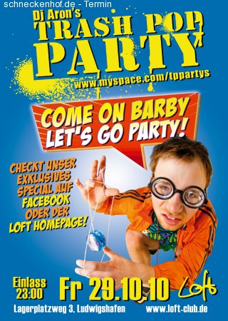 Trash Pop Party Werbeplakat
