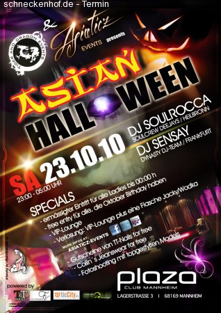 ASIAN HALLOWEEN Werbeplakat