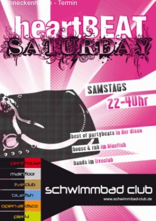 Heartbeat Saturday Werbeplakat