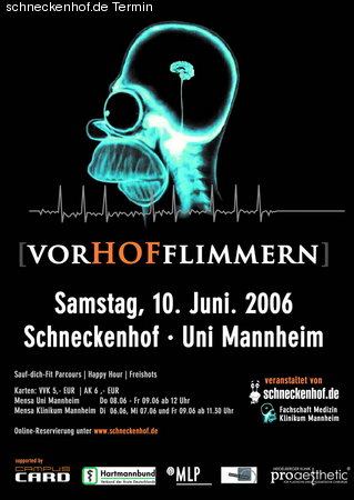 Vorhofflimmern Werbeplakat