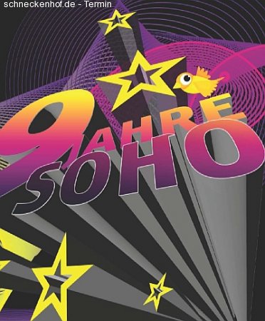 9 Jahre Soho Werbeplakat