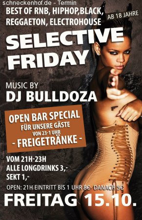 Selective Friday Werbeplakat