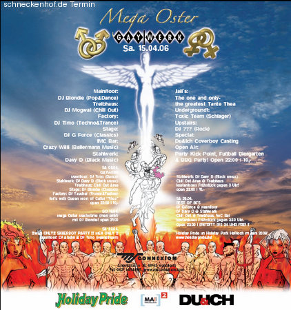 Mega Oster Gaywerk Werbeplakat