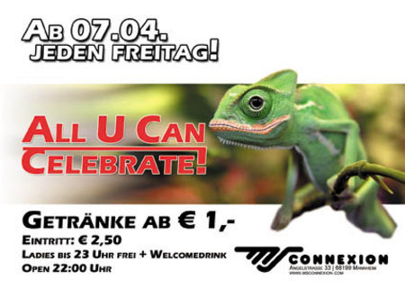 All U Can Celebrate! Werbeplakat