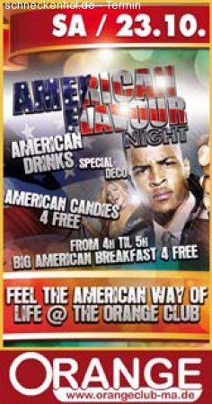American Flavor Night Werbeplakat