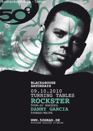 Turning Tables - Black & House Werbeplakat