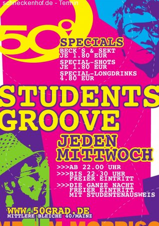 Studentsgroove Werbeplakat