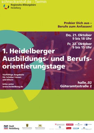 Ausbildungstage Werbeplakat