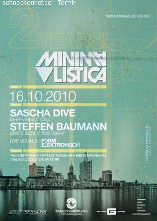 Minimalistica Werbeplakat