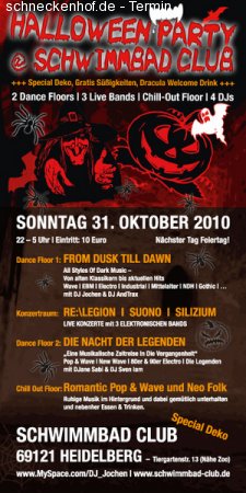Halloween Party Werbeplakat
