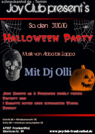Halloween Party Werbeplakat