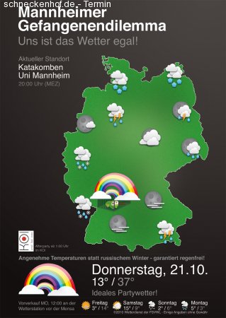 Katakombenparty der VWLer Werbeplakat