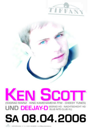 Ken Scott & deejay-d Werbeplakat