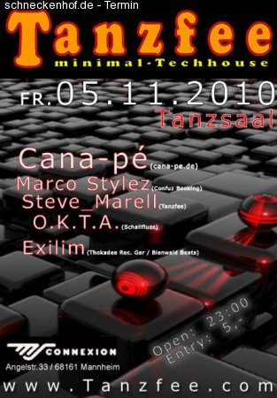 Tanzfee im Tanzsaal Werbeplakat