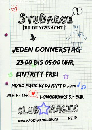 Studance [Bildungsnacht]² Werbeplakat