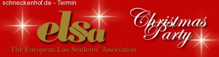ELSA Christmas Party Werbeplakat
