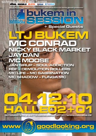 BUKEM in Session Werbeplakat