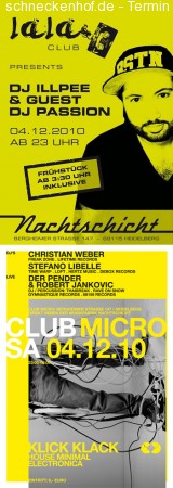 lala Club meets DJ Passion Werbeplakat