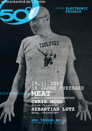 16 Jahre Freebase - Electronic Werbeplakat