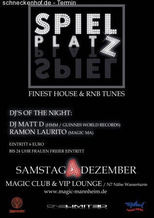 Der Spielplatz Werbeplakat