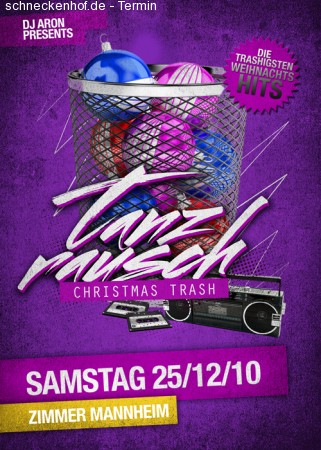 Tanzrausch Christmas Trash Werbeplakat