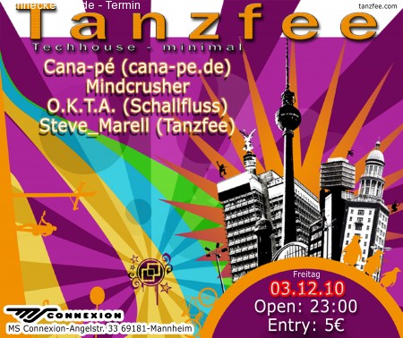 Tanzfee im Tanzsaal Werbeplakat