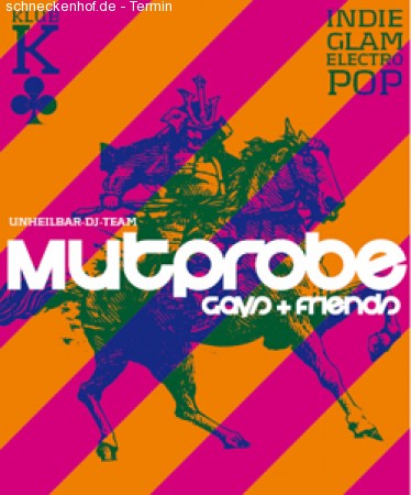 Mutprobe Werbeplakat